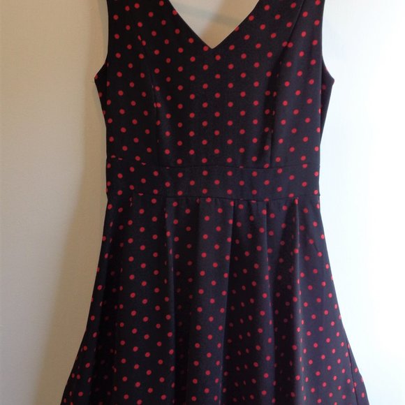 Retro black and red dress - Picture 6 of 11